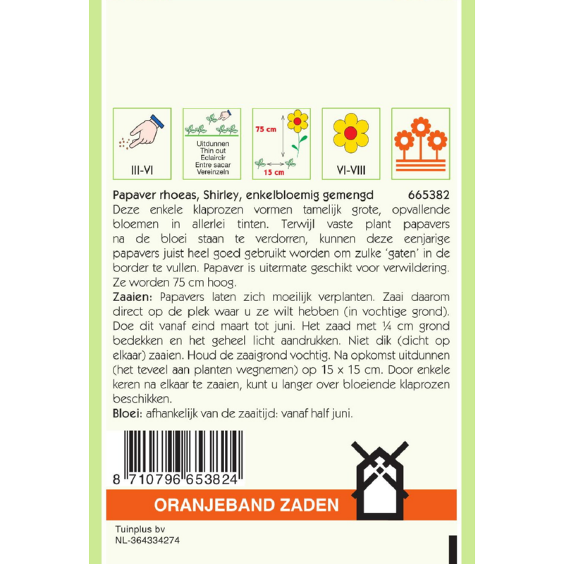 Oranjeband®World Shirley Single Mixed