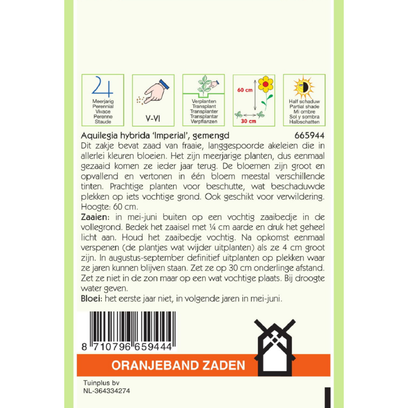 OBZ Aquilegia, Akelei Imperial gemengd
