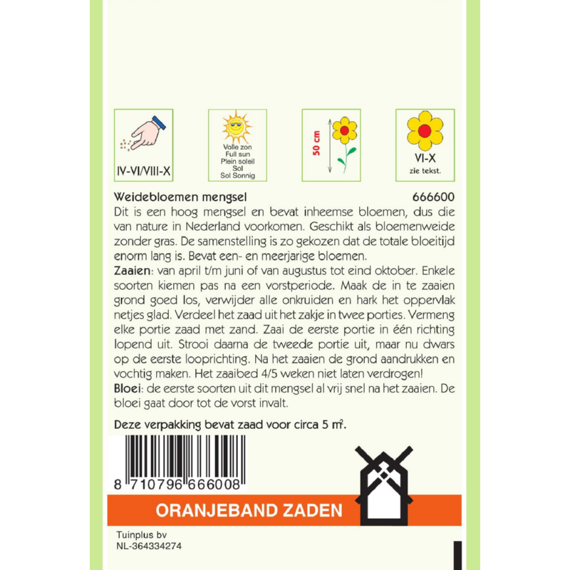 Oranjeband® Meadowflowers mixed