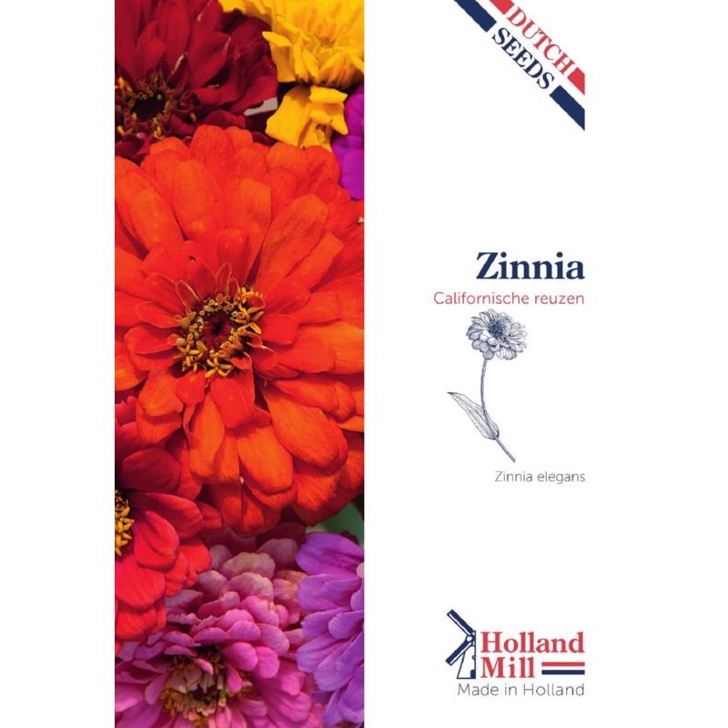 Holland Mill Zinnia elegans Giants Of California Mixed