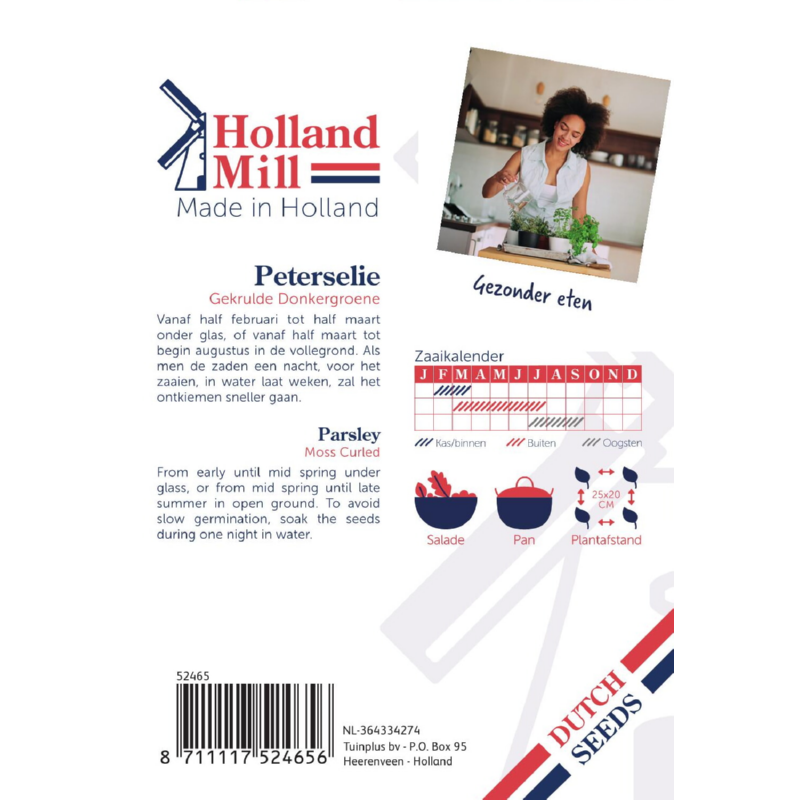 Holland Mill Peterselie Gekrulde