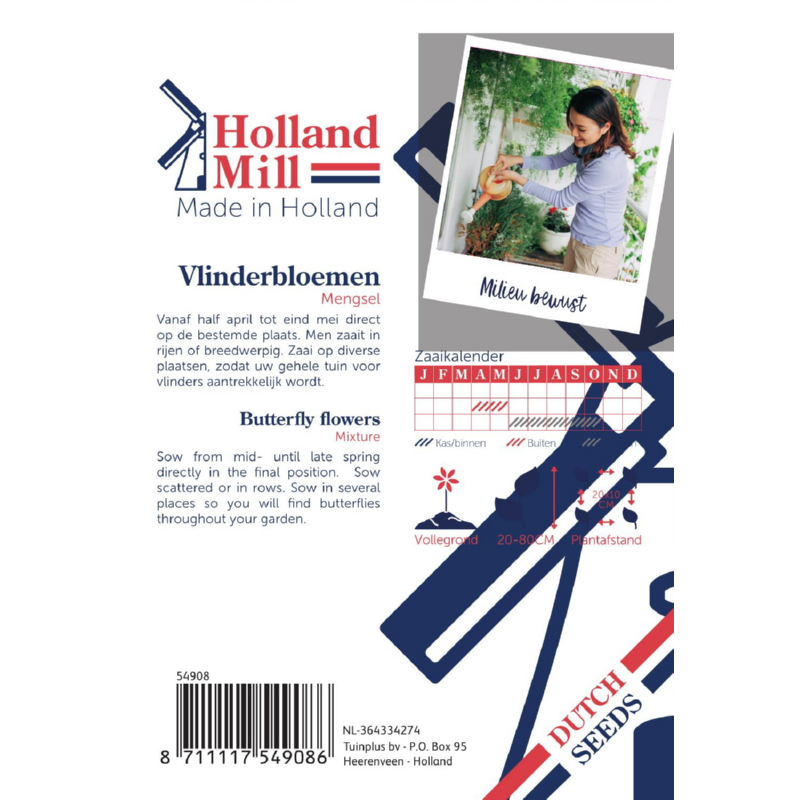 Holland Mill Vlinderbloemenmengsel