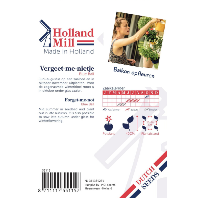 Holland Mill Myosotis alpestros dwarf Blue Ball