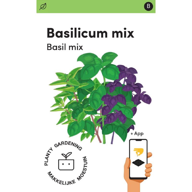 Makkelijke Moestuin Basilicum Mengsel