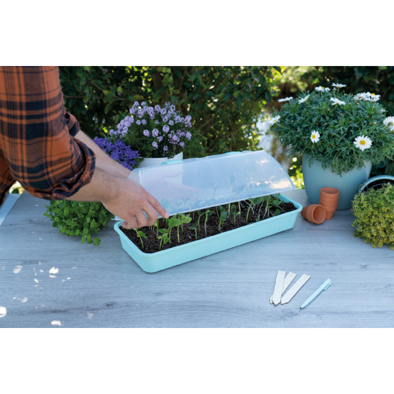 SOGO Vensterbank kweekkas Maxigrow 20x54x21