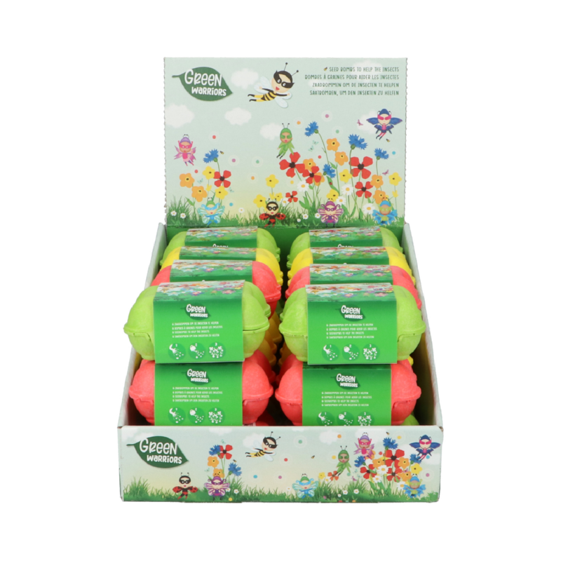 Green Warriors® Egg box zaadbommen 24St. in Display