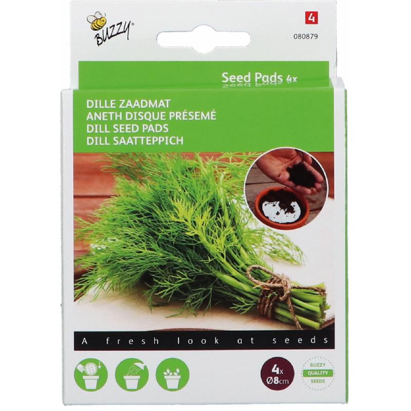 Buzzy® Seed Pads Dill 4x 8cm