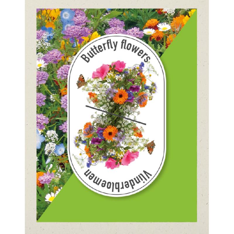 Premium Promo Seedpack Butterfly Flowers 62 x 80 mm