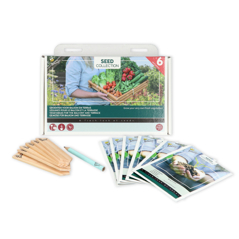 Buzzy® Collection 6 Vegetables for the balcony and terrace