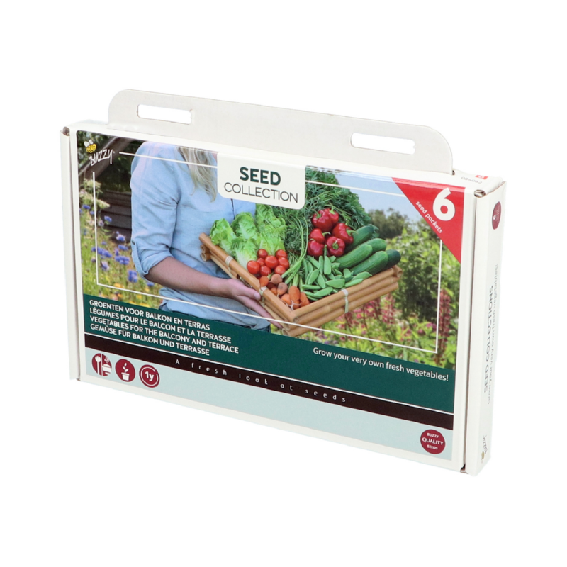 Buzzy® Collection 6 Vegetables for the balcony and terrace