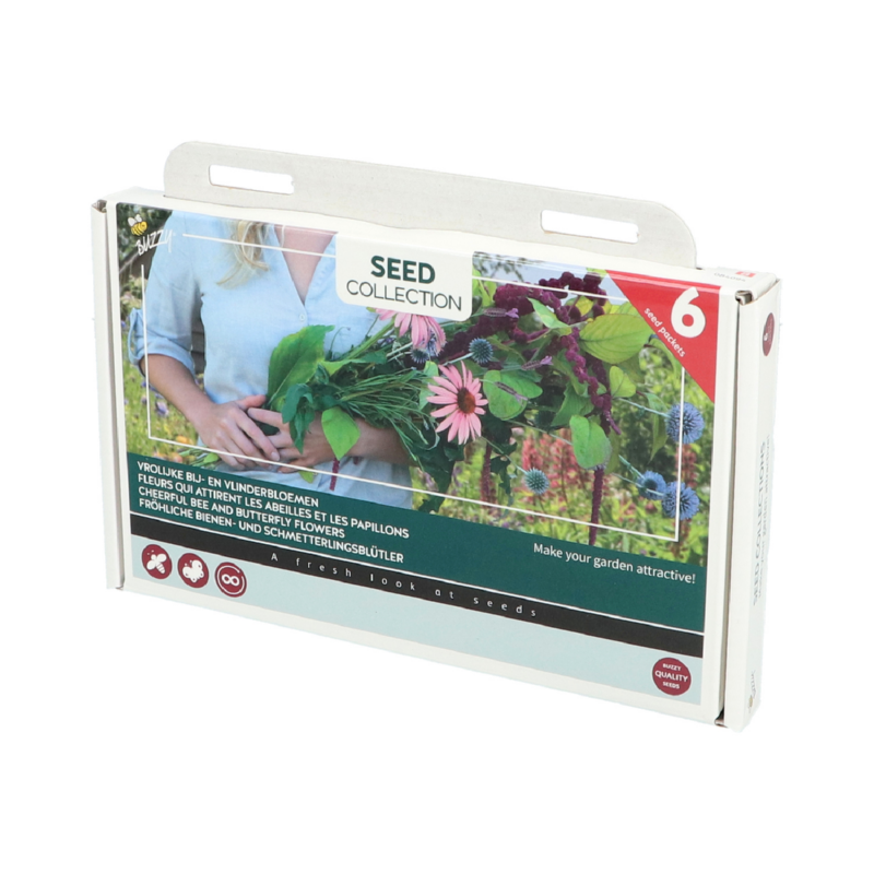 Buzzy® Collection 6 Cheerful bee and butterfly flowers