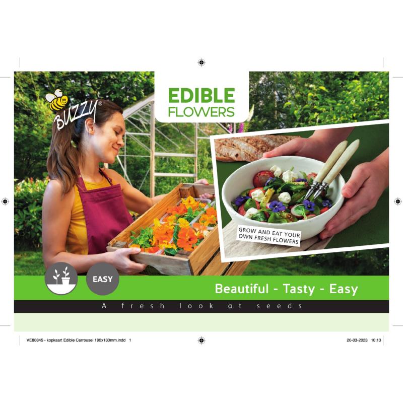 Kopkaart Eetbare bloemen H85570/V89899
