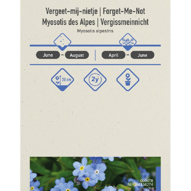 Premium Promo Seedpack Forget me not