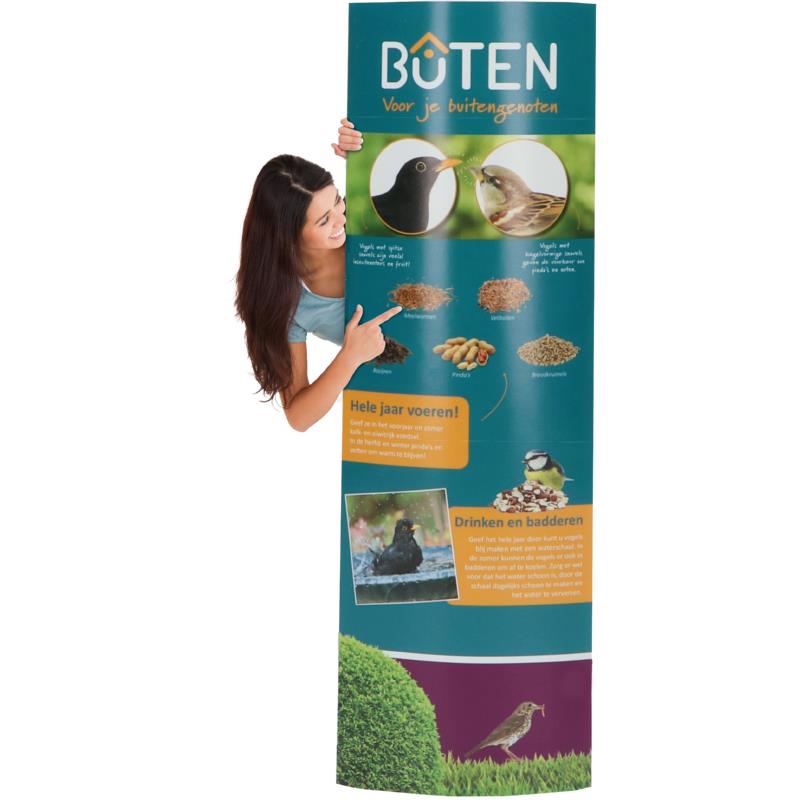 Bûten® Information Pop-up display in Dutch