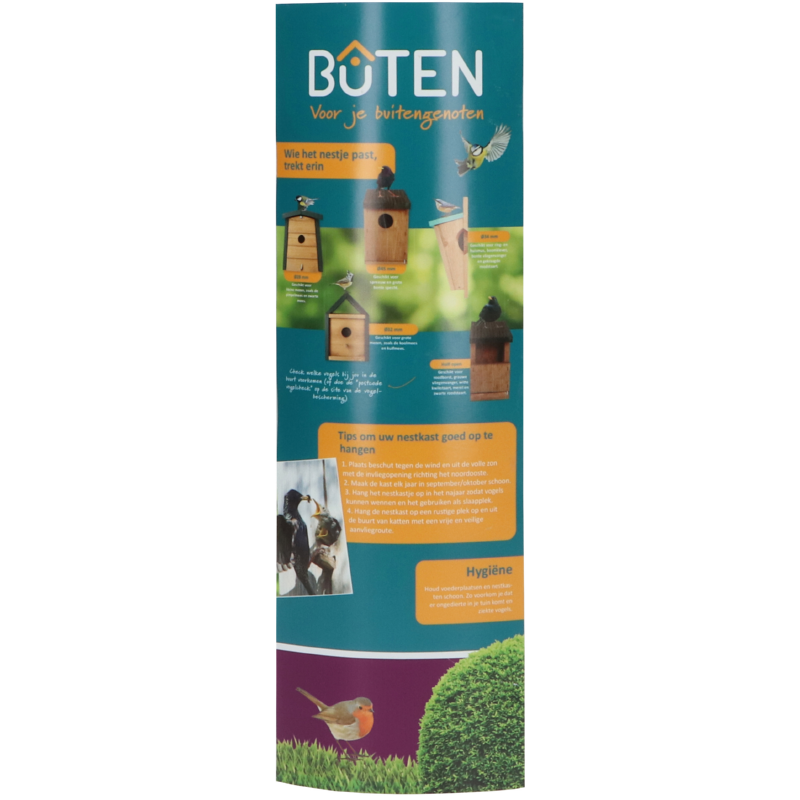 Bûten® Information Pop-up display in Dutch