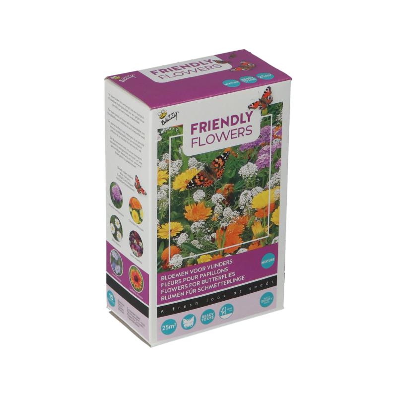 Buzzy®Friendly Flowers Ready to use ButterFly 25m²