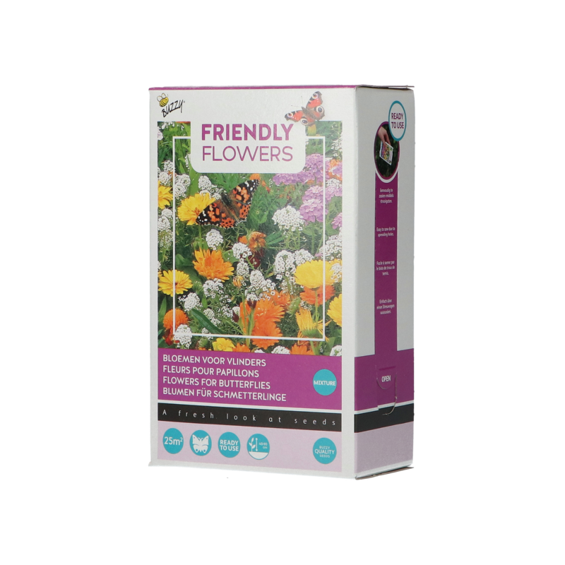 Buzzy®Friendly Flowers Ready to use ButterFly 25m²