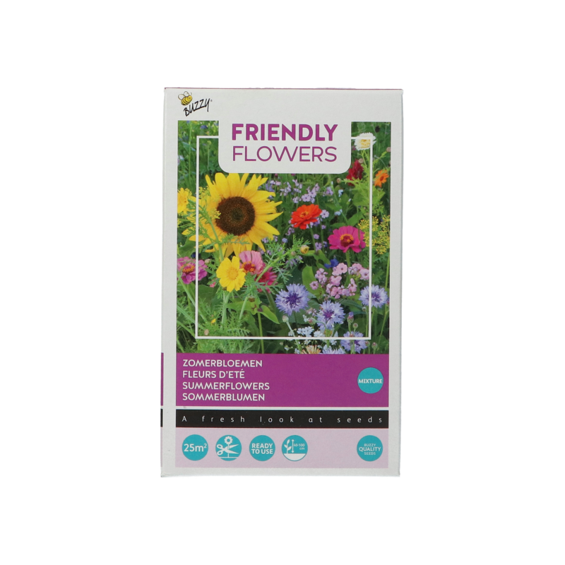 Buzzy®Friendly Flowers Ready to use Flower Meadow 25m²
