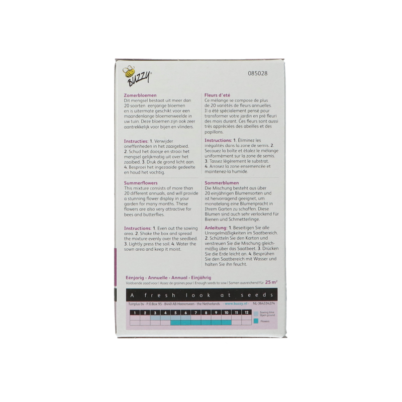 Buzzy®Friendly Flowers Ready to use Flower Meadow 25m²
