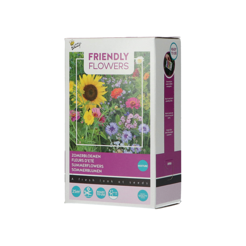 Buzzy®Friendly Flowers Ready to use Flower Meadow 25m²