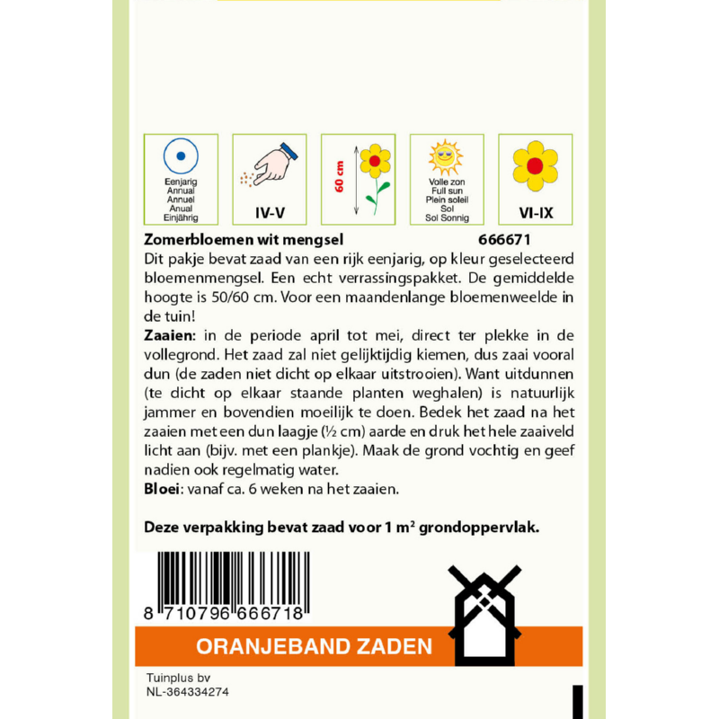 Oranjeband® Summerflowers, Mixture Of White Shades