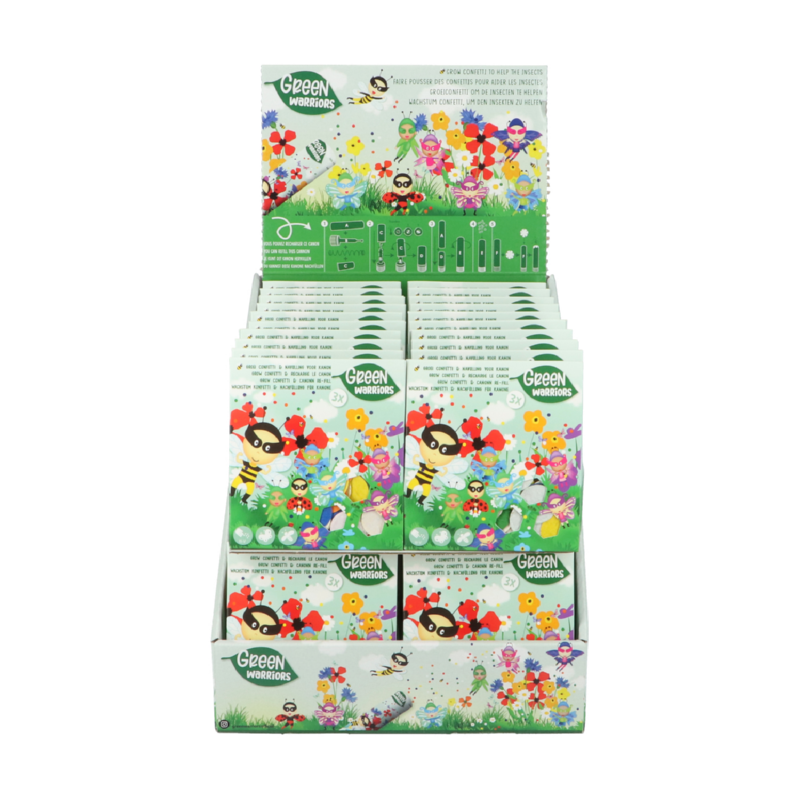 Green Warriors® Confetti Seeds  Refilll Display