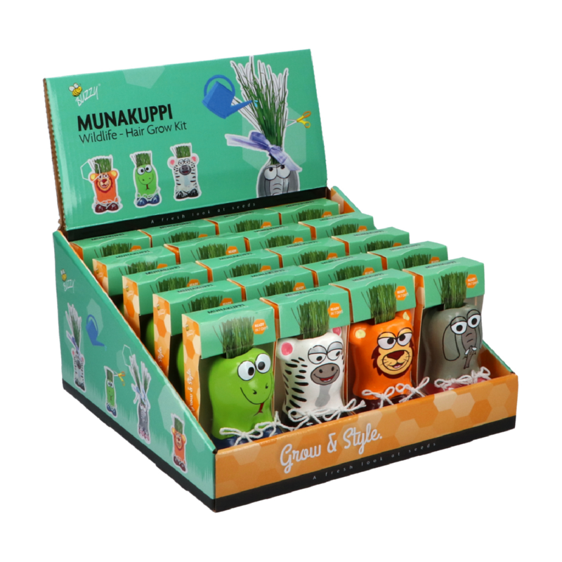 Display Buzzy® Wildlife Munakuppi 20 pcs