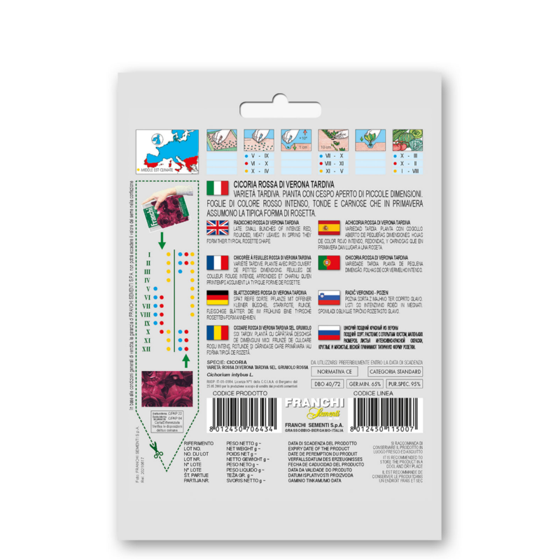Fr Radicchio, Cicoria Rossa di Verona Tardiva 40/72