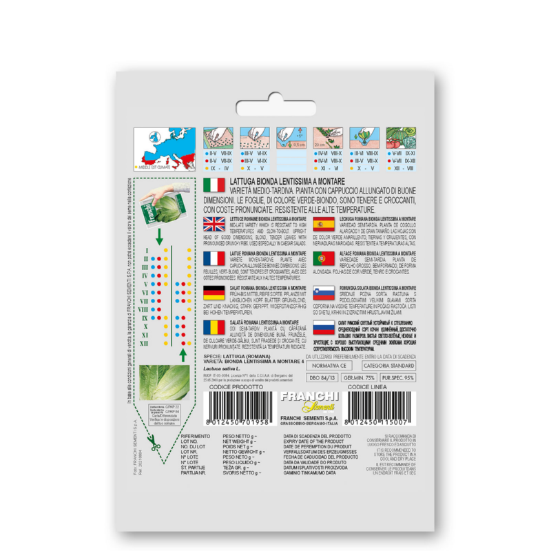 Fr Sla 4 Jaargetijde, Lattuga Bionda 84/13
