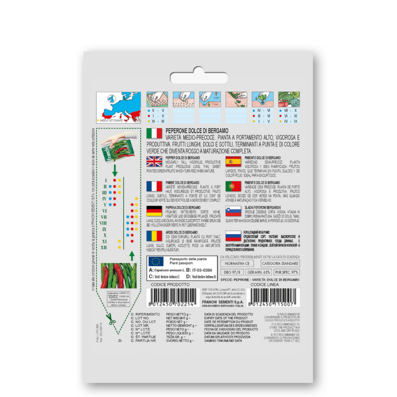 Fr Peper, Peperone Dolce Di Bergamo 97/8