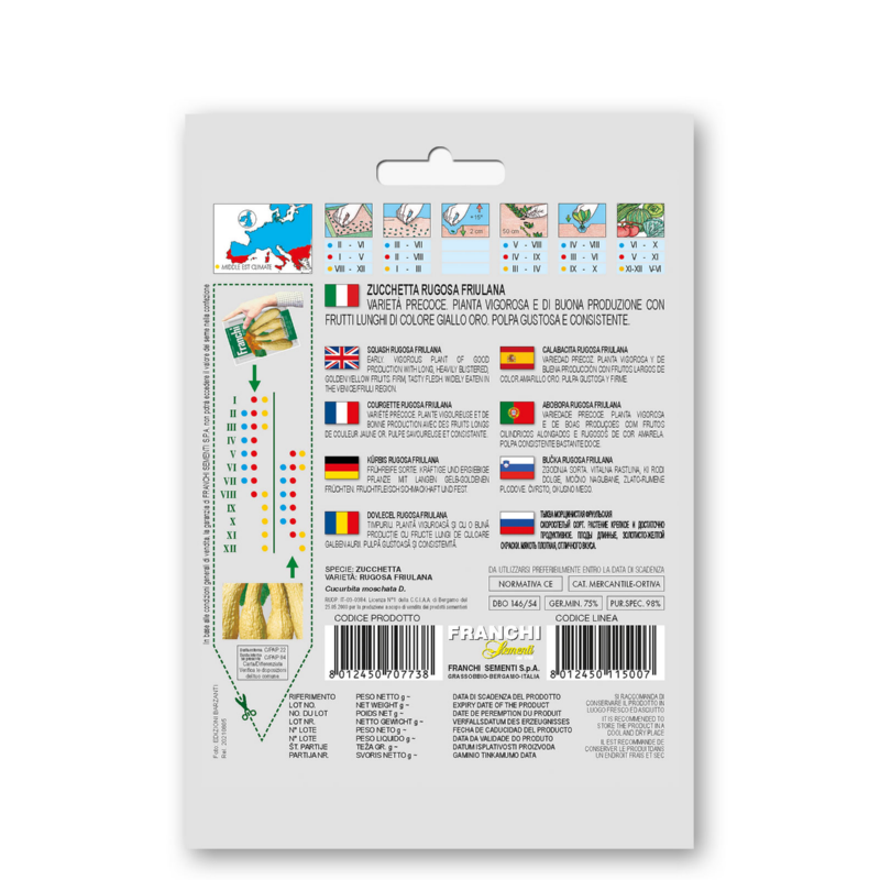 Fr Zucchetta Rugosa Friulana 146/54