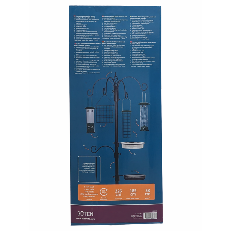Bûten Gift Vogelfutterstation Komplett