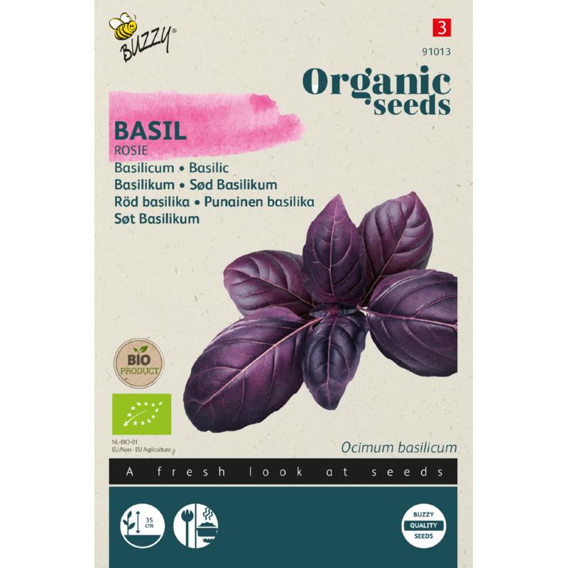 Buzzy® Organic Sweet Basil Rosie(BIO)
