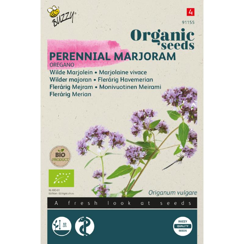 Buzzy® Organic Wilde Marjolein - Oregano (BIO)