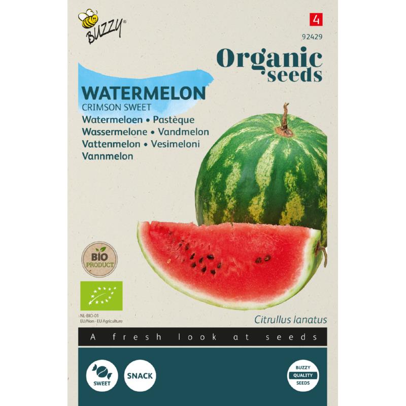 Buzzy® Organic Watermeloen Crimson Sweet (BIO)