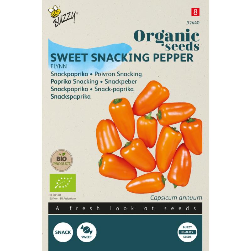 Buzzy® Organic Snackpaprika Flynn (BIO) oranje