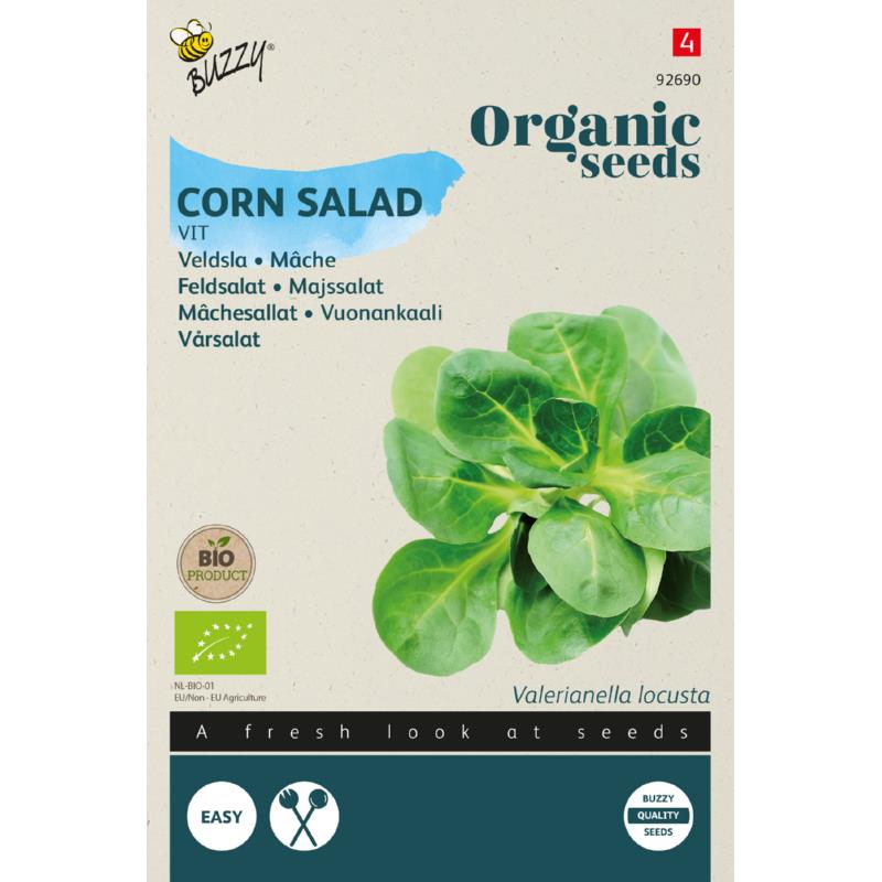 Buzzy® Organic Veldsla Vit  (BIO)