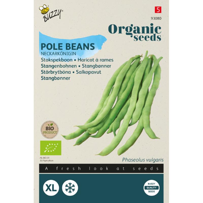 Buzzy® Organic Pole Beans Neckarkönigin (BIO)