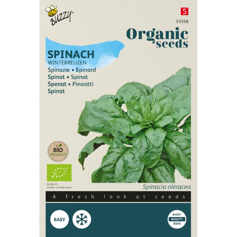 Buzzy® Organic Spinazie Winterreuzen (BIO)