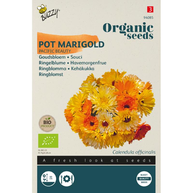 Buzzy® Organic Pot Marigold Pacific Beauty (BIO)