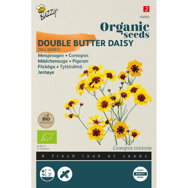 Buzzy® Organic Coreopsis, Meisjesogen (BIO)