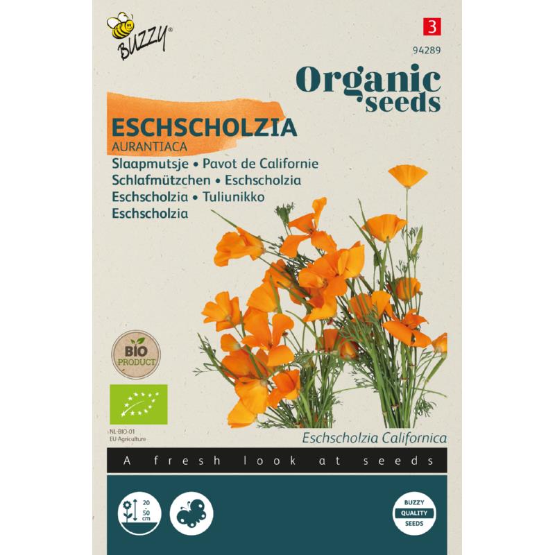 Buzzy® Organic California Poppy Aurantiaca (BIO)