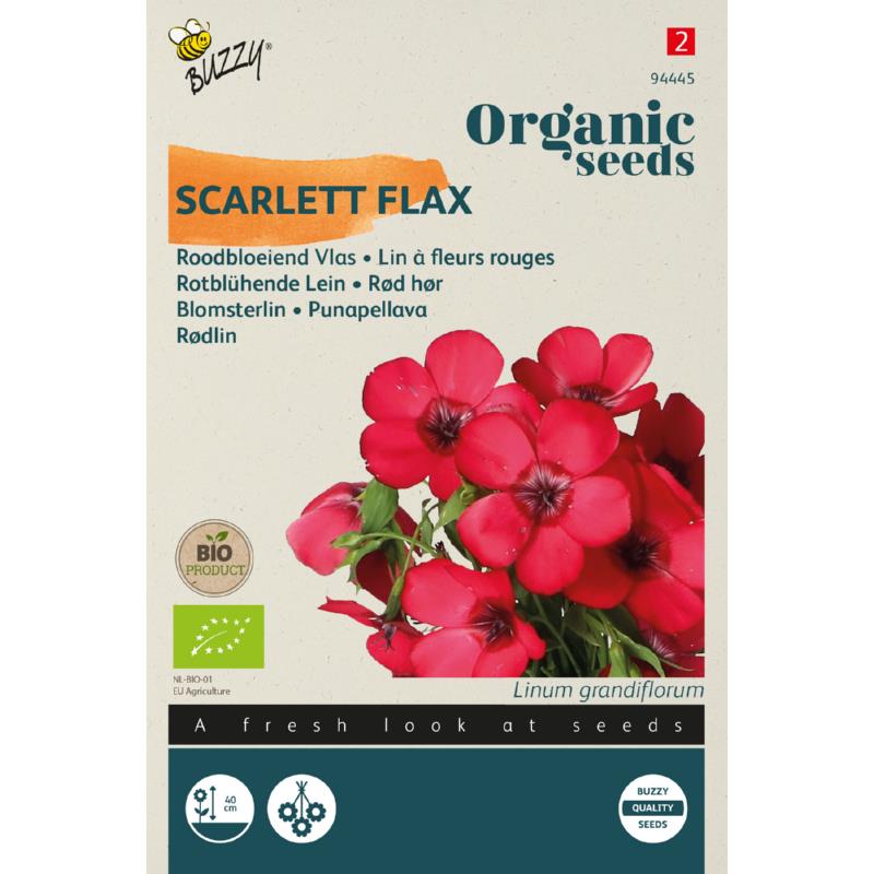 Buzzy® Organic Scarlett Flax (BIO)
