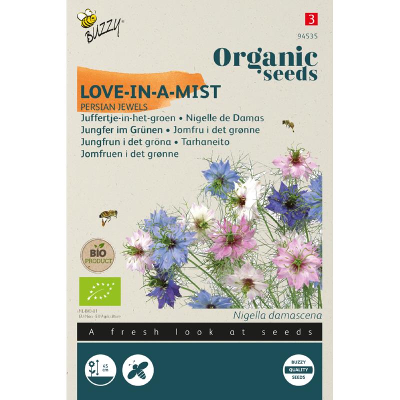 Buzzy® Organic Nigella, Love-in-a-Mist  Persian Jewel