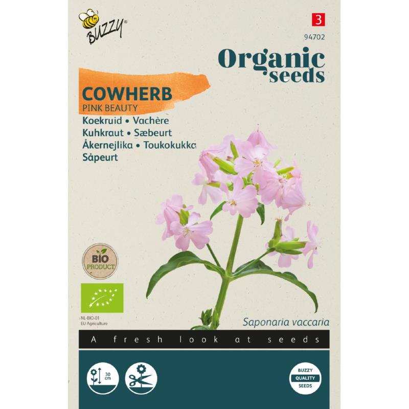 Buzzy® Organic Saponaria, Cowherb Pink Beauty (BIO)