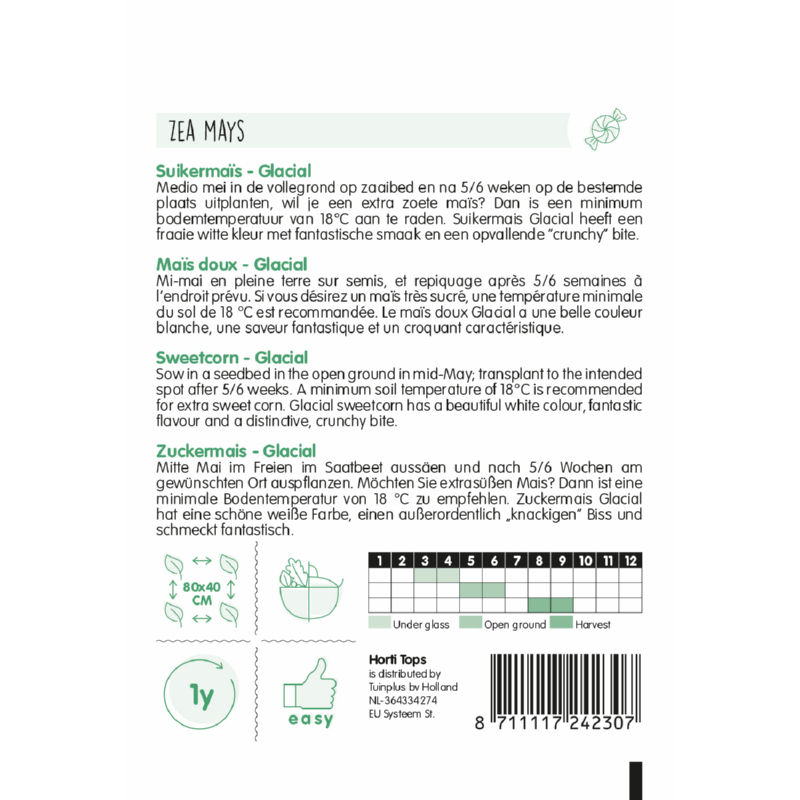 HT Witte suikermais Glacial