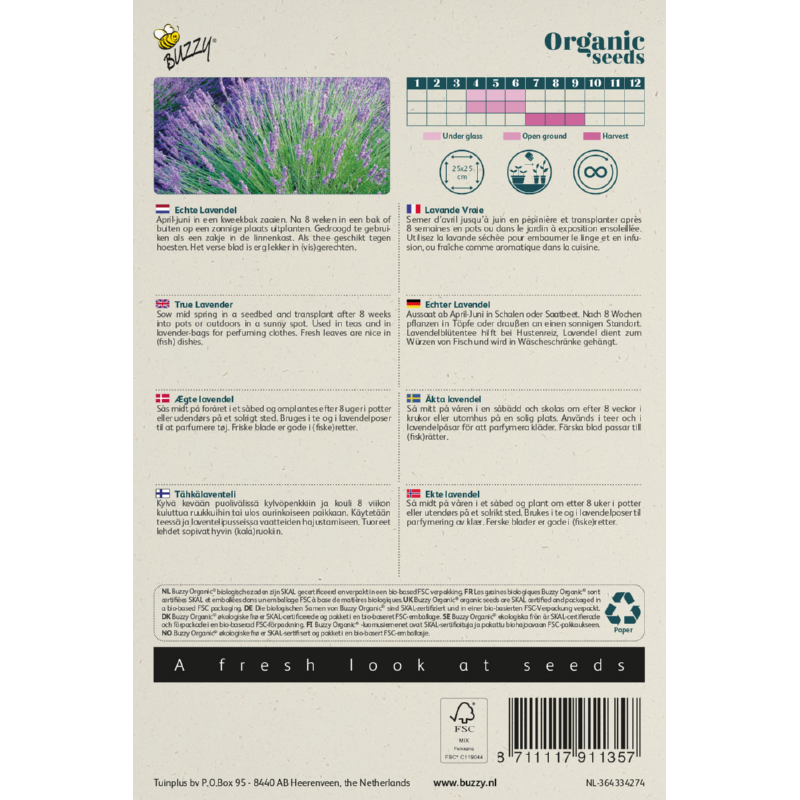 Buzzy® Organic Lavande Vraie(BIO)