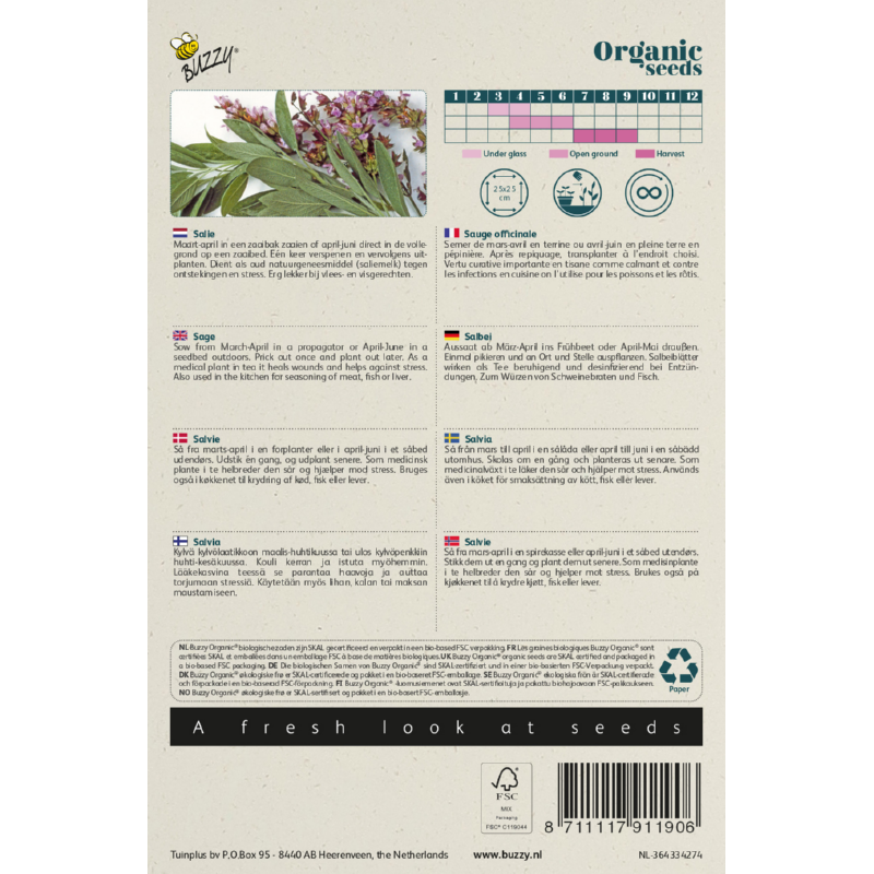Buzzy® Organic Salie  (BIO)
