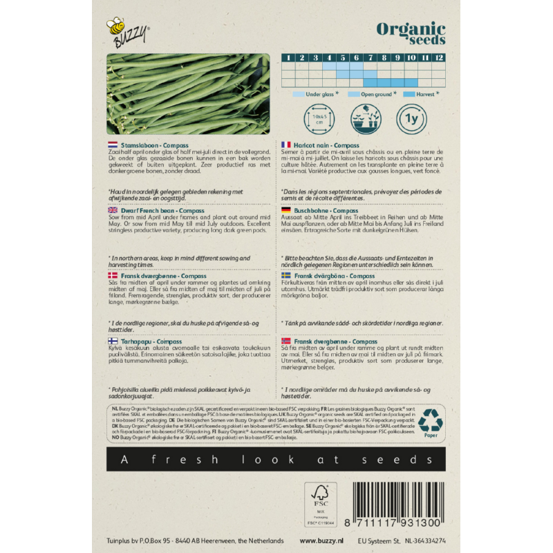 Buzzy® Organic Stamslabonen Compass (vh Ferrari) (BIO)