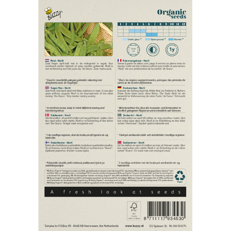 Buzzy® Organic Peulen Norli  (BIO)
